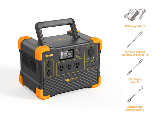 3500 বার রিচার্জযোগ্য LiFePO4 ব্যাটারি সহ পোর্টেবল পাওয়ার স্টেশন, ২ ঘন্টায় দ্রুত চার্জিং এবং ৩৬০ ডিগ্রি সুরক্ষা