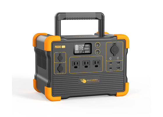 ভালো দাম কমপ্যাক্ট পোর্টেবল সোলার জেনারেটর 614Wh LiFePO4 ব্যাটারি 3500 রিসাইকেল এবং এমপিপিটি সোলার চার্জ কন্ট্রোলার সহ অনলাইন