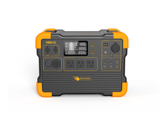 2000W লিথিয়াম আয়ন ইউপিএস সৌর জেনারেটর 110V / 220V মাল্টিপল সুরক্ষা সহজে বহনযোগ্য