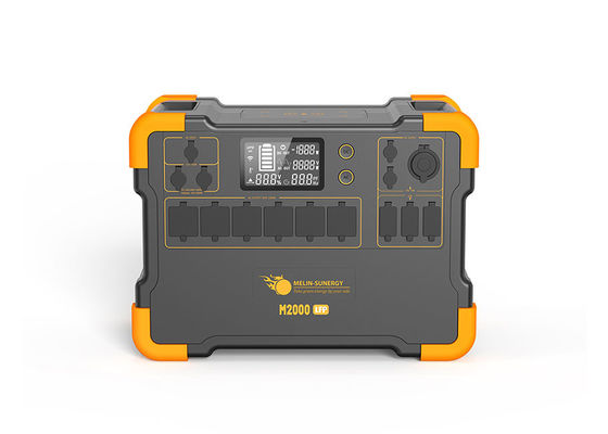 খাঁটি সাইন ওয়েভ ইনভার্টার পোর্টেবল লিথিয়াম ব্যাটারি সৌর জেনারেটর 1200W সৌর প্যানেল