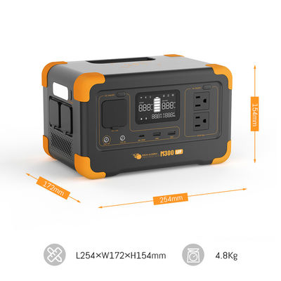 ভালো দাম ২৮৮Wh ক্ষমতা এবং MPPT চার্জ কন্ট্রোলার সহ ৩০০W ইনভার্টার সোলার জরুরি ব্যাকআপ পাওয়ার অনলাইন