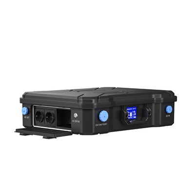 ভালো দাম 1280Wh ইউপিএস সৌর জেনারেটর 2000W এসি আউটপুট ব্লুটুথ / ওয়াইফাই অ্যাপ্লিকেশন সহ অনলাইন