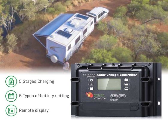 বুদ্ধিমান 12V 24V পিডব্লিউএম ডিজিটাল সৌর চার্জ নিয়ামক বিএমএস জাগ্রত সঙ্গে