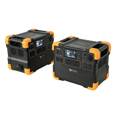 2200W LiFePO4 ইউপিএস সৌর জেনারেটর জরুরী শক্তি ব্যাকআপ সঙ্গে 1536Wh ব্যাটারি