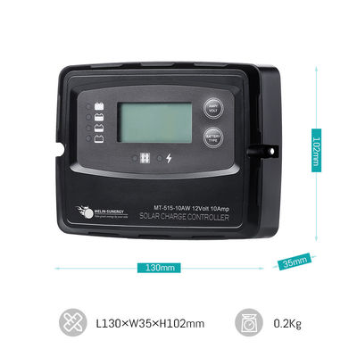 ২ বছরের ওয়ারেন্টি সহ ডিজিটাল সোলার চার্জ কন্ট্রোলার 50V সর্বোচ্চ ইনপুট ভোল্টেজ এবং কমপ্যাক্ট 130X102.6X35mm মাত্রা