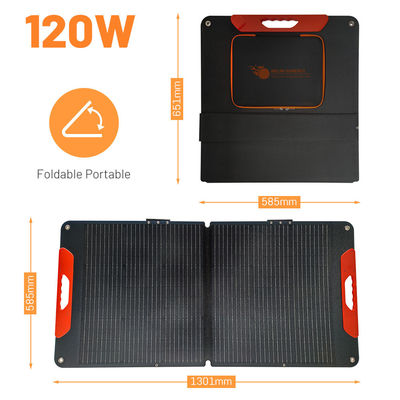ভালো দাম 120W পোর্টেবল ভাঁজ আপ সৌর প্যানেল অনলাইন